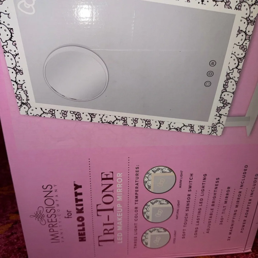 Impressions Hello Kitty LED Tri-Tone Makeup Mirror.